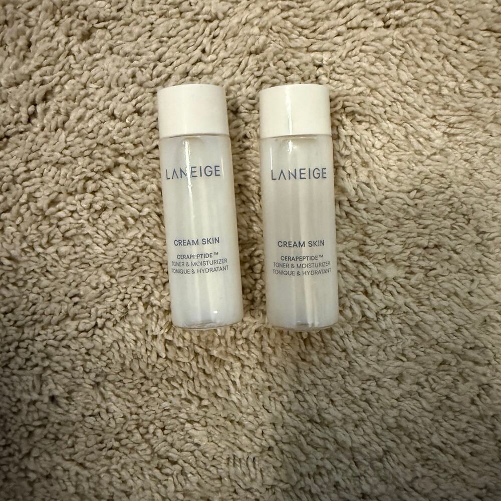 Laneige cream skin cerapeptide toner and moisturizer